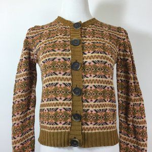 James Coviello Fair Isle cardigan